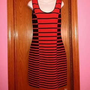 Halston Heritage striped dress